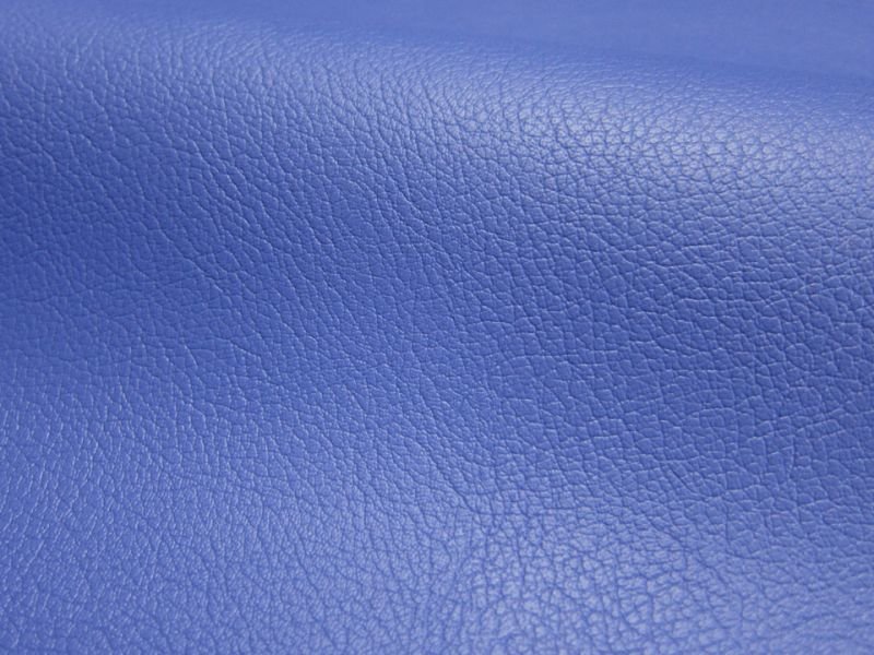 画像3: 合皮レザー生地【難燃 青（サルビアブルー）】 (3)