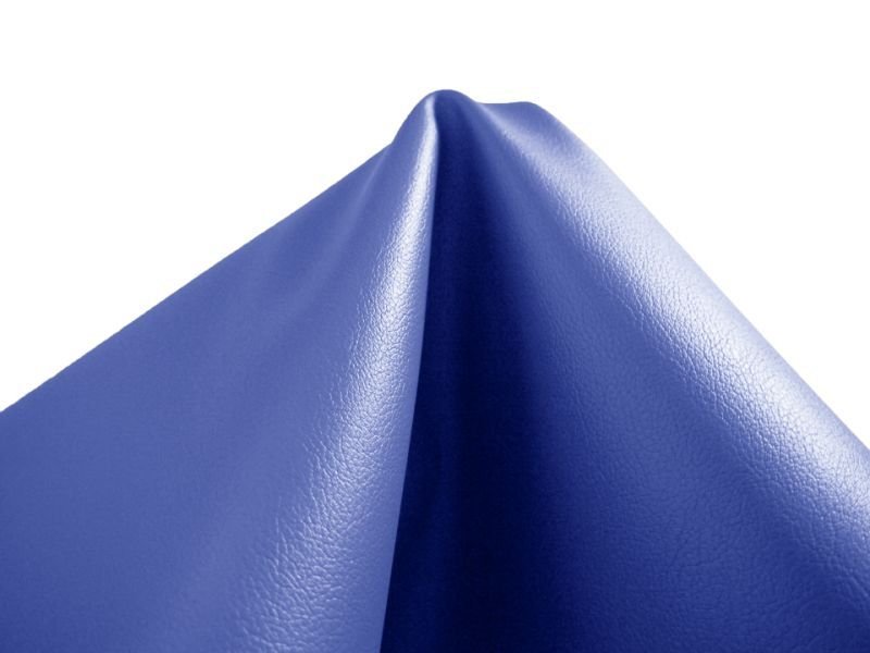 画像6: 合皮レザー生地【難燃 青（サルビアブルー）】 (6)