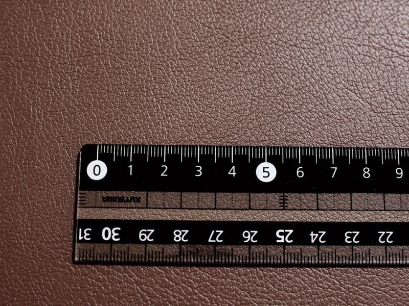 画像6: 合皮レザー生地【難燃 茶】 (6)