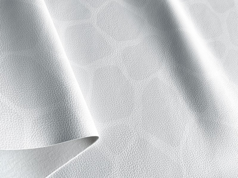 画像3: 合皮レザー生地 難燃 【モノトーン 網目柄 ホワイト】 (3)