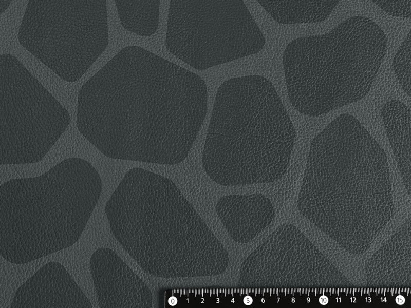 画像4: 合皮レザー生地 難燃 【モノトーン 網目柄 ブラック】 (4)