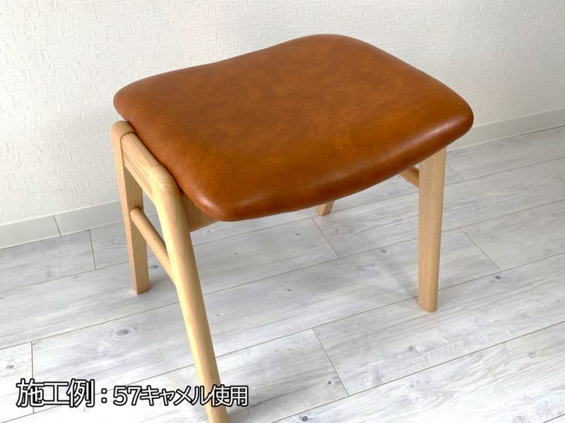 画像7: 合皮レザー生地 【ツヤ控えめ シボ極小 黒】 (7)