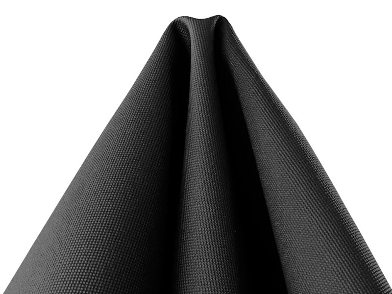 画像5: [巾122] ざらざら滑りにくい！ 合皮レザー生地 難燃 伸縮【耐候性 黒】 (5)