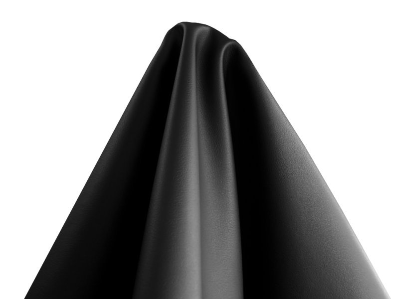 画像4: 【135×110cmカット生地】※難あり※最上級合皮レザー生地【ハイソフト 黒】 (4)