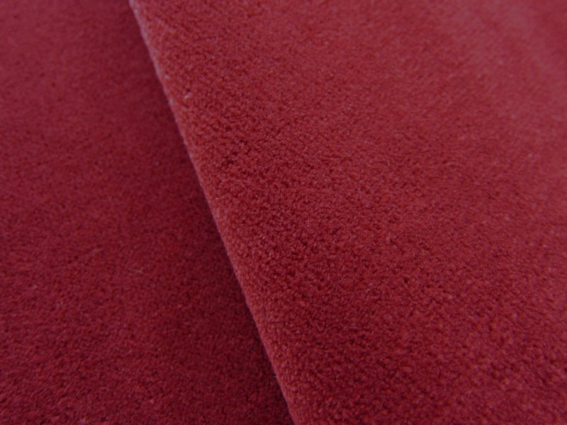 画像3: インテリア 厚手 ベロア生地【難燃 ダークレッド】 (3)