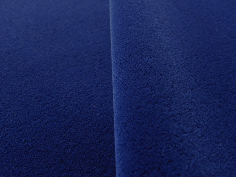 画像3: インテリア 厚手 ベロア生地【難燃 ブルー】 (3)
