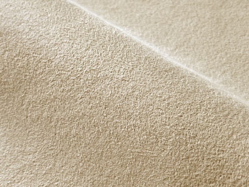 画像2: ラムース スエード調生地【難燃 ベージュ】 (2)