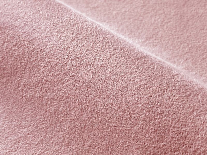 画像2: ラムース スエード調生地【難燃 ピンク】 (2)