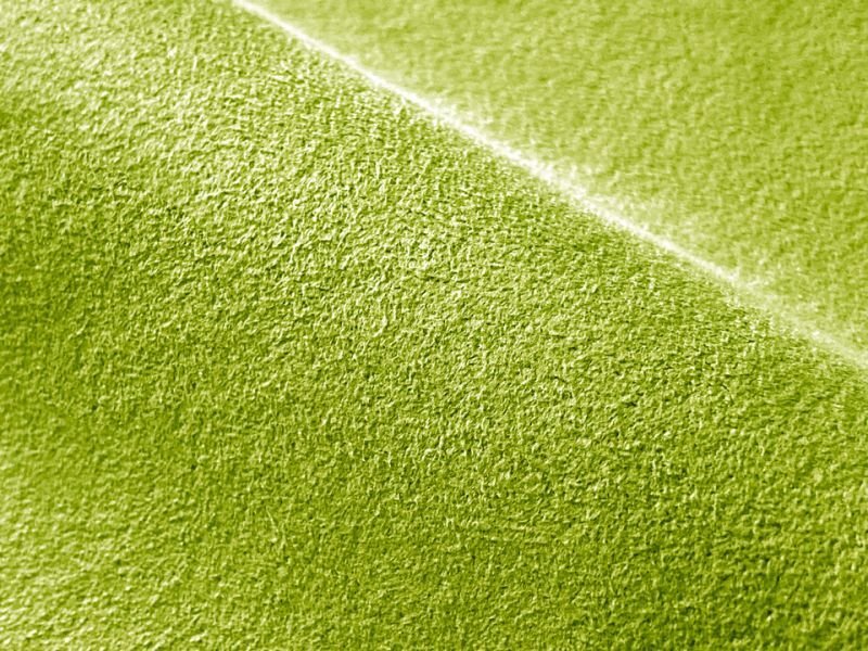 画像2: ラムース スエード調生地【難燃 黄緑】 (2)