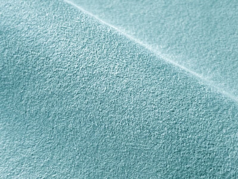 画像2: ラムース スエード調生地【難燃 水色】 (2)