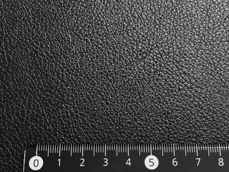 画像4: 【137×100cmカット生地】※難あり※【特価】合皮レザー生地【難燃 伸縮性 黒】 (4)
