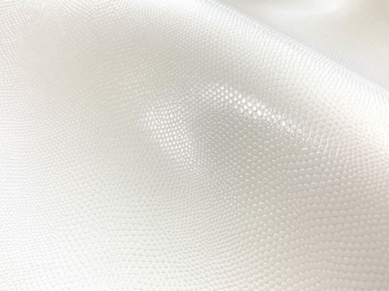 zenzenさん専用です　要確認　driade ドリアデ　LAGO 本革　① 合皮レザー生地 トカゲ柄【リザード 白】