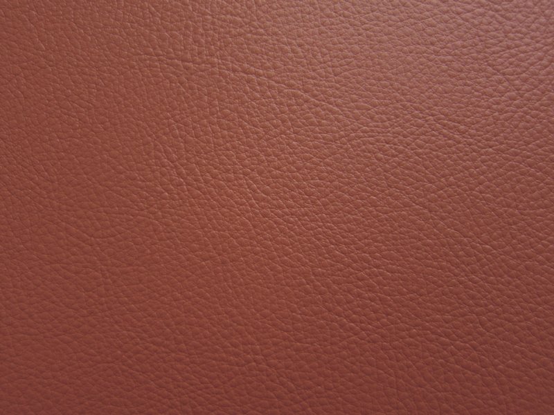 画像2: カラフル 合皮レザー生地【難燃  明茶】 (2)