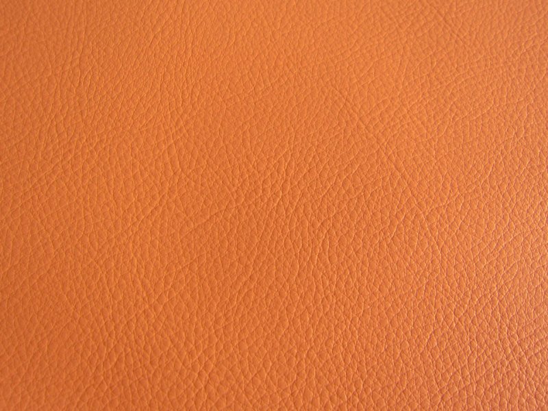 画像2: カラフル 合皮レザー生地【難燃  ダークオレンジ】 (2)