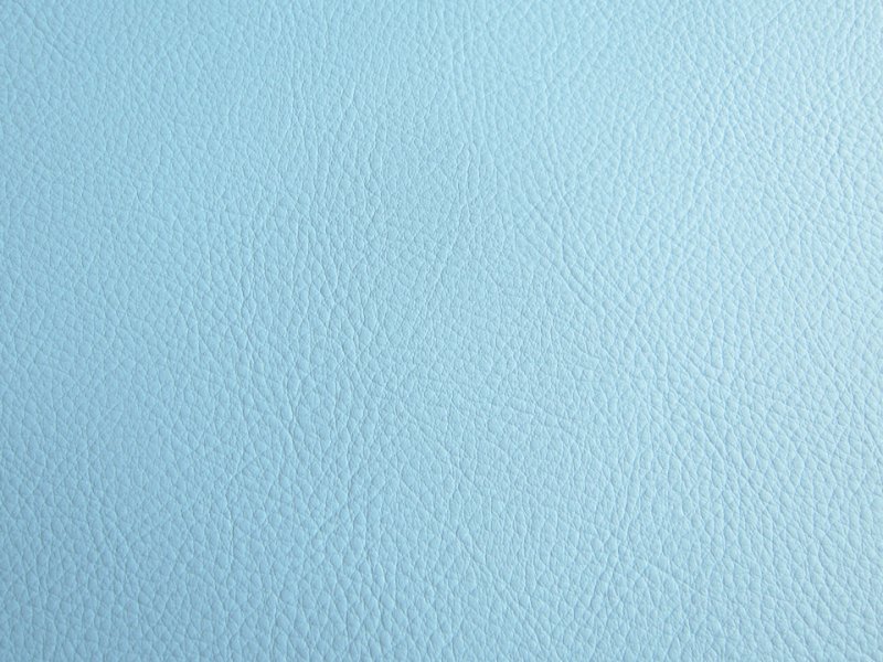 画像2: カラフル 合皮レザー生地【難燃  水色】 (2)