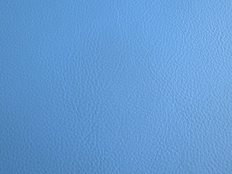 画像2: カラフル 合皮レザー生地【難燃  ライトブルー】 (2)