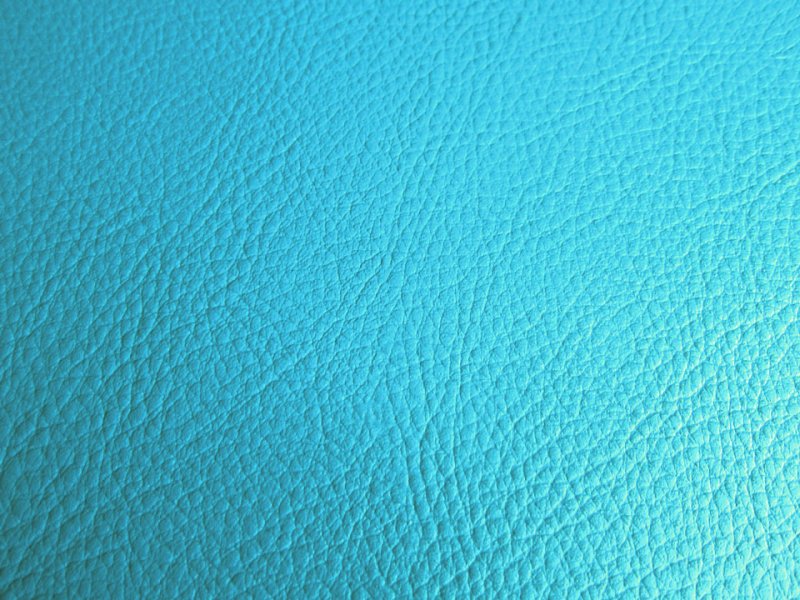 画像2: カラフル 合皮レザー生地【難燃  ターコイズブルー】 (2)