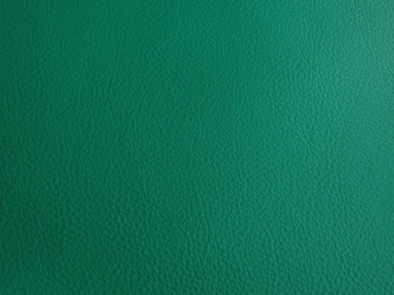 画像2: カラフル 合皮レザー生地【難燃  落ち着いた緑】 (2)