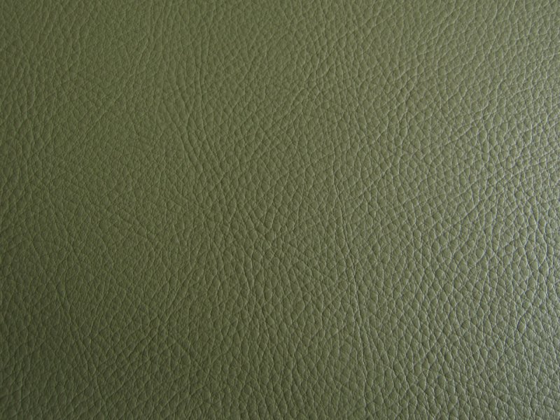画像2: カラフル 合皮レザー生地【難燃  オリーブグリーン】 (2)