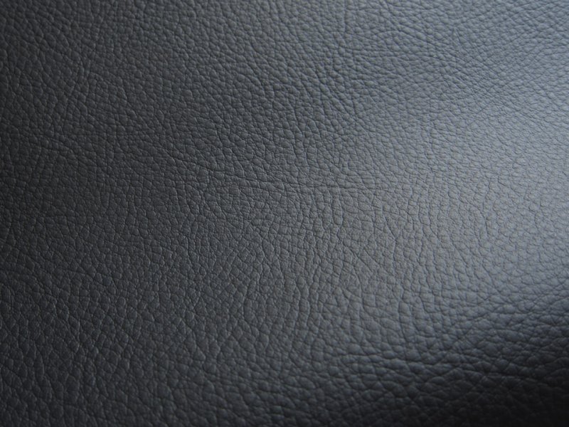 画像2: カラフル 合皮レザー生地【難燃  黒】 (2)