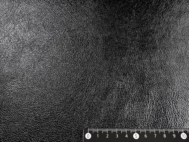画像6: 合皮レザー生地 メタリック 金属光沢調 難燃【メタブラック】 (6)