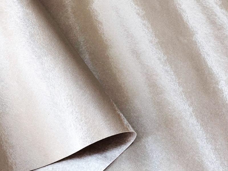 画像4: 合皮レザー生地 エンボス【ミンク 毛皮調 ベージュ】 (4)