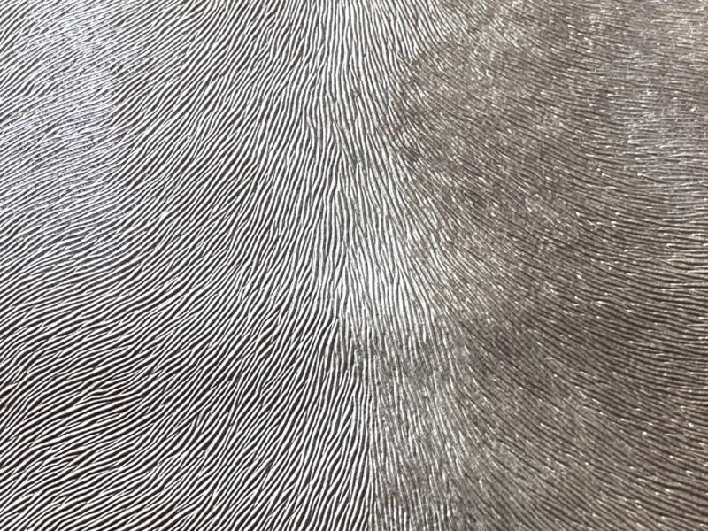 画像3: 合皮レザー生地 エンボス【ミンク 毛皮調 サファイア】 (3)