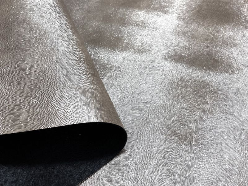 画像4: 合皮レザー生地 エンボス【ミンク 毛皮調 サファイア】 (4)