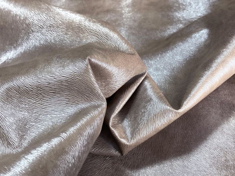 画像6: 合皮レザー生地 エンボス【ミンク 毛皮調 サファイア】 (6)