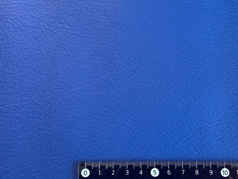 画像5: [巾60] バイク・ジェットスキー用 合皮レザー生地 無地 難燃 伸縮【耐候性 青】 (5)
