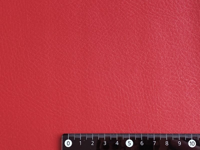 画像5: 【122×100cmカット生地】※難あり※バイク・ジェットスキー用 合皮レザー生地 無地 難燃 伸縮【耐候性 赤】 (5)