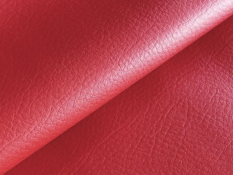 画像6: 【122×100cmカット生地】※難あり※バイク・ジェットスキー用 合皮レザー生地 無地 難燃 伸縮【耐候性 赤】 (6)