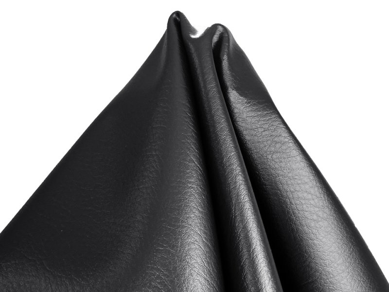 画像4: 【122×80cmカット生地】※難あり※バイク・ジェットスキー用 合皮レザー生地 無地 難燃 伸縮【耐候性 黒】 (4)