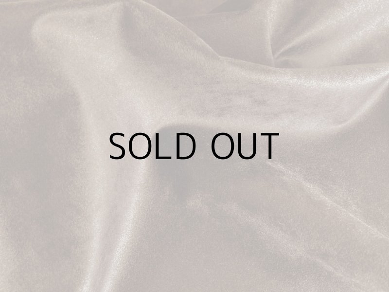 画像3: [135×50cm/送料無料メール便] ※難あり※難燃性 スエード生地 やや薄手【茶】 (3)