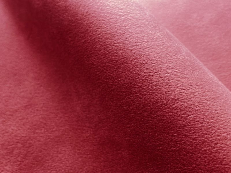 画像2: 難燃性 スエード生地 やや薄手【ワインレッド】 (2)