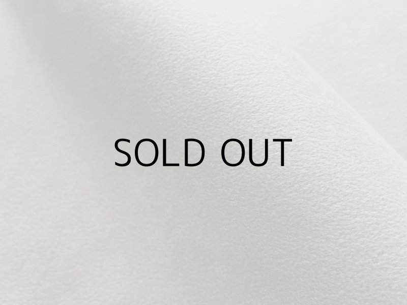 画像2: [135×100cm/送料無料メール便] ※難あり※難燃性 スエード生地 やや薄手【グレー】 (2)