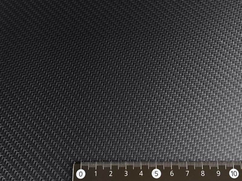 画像7: [巾68] 合皮レザー生地 難燃【エンボス カーボンレザー 黒】 (7)