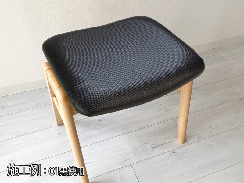 画像11: [巾68] 合皮レザー生地 難燃【エンボス カーボンレザー 黒】 (11)