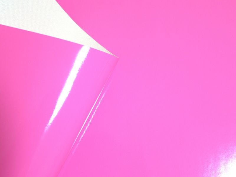 画像2: 合皮レザー生地 エナメル【ピンク】 (2)