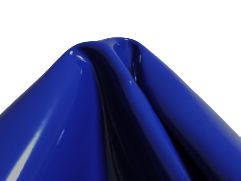 画像4: 合皮レザー生地 エナメル【紺】 (4)