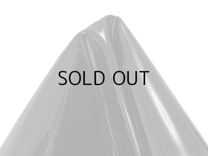 画像4: 合皮レザー生地 エナメル【黒】92×30cm (4)