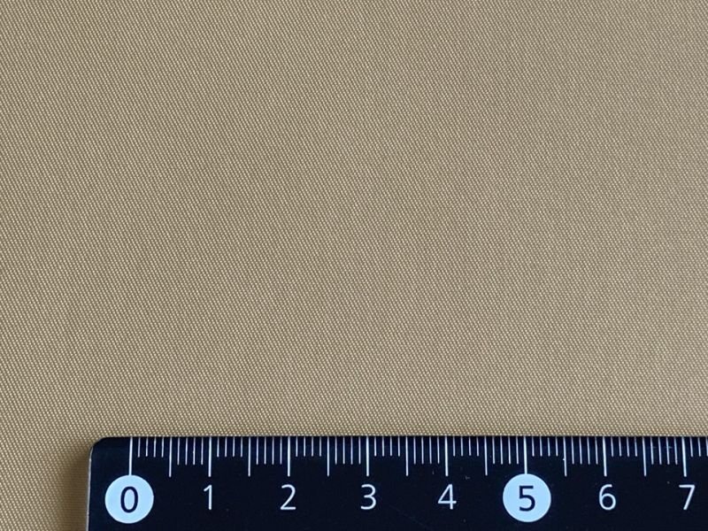 画像3: [送料無料] ナイロンツイル 生地 裏地 弱撥水加工【ベージュ】（アウトレット） (3)