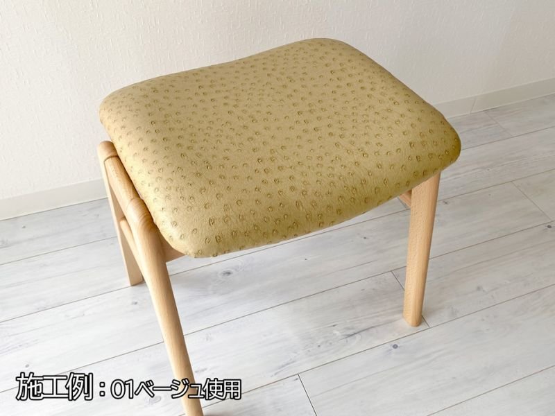 画像8: 合皮レザー生地【オーストリッチ 難燃 黒】 (8)