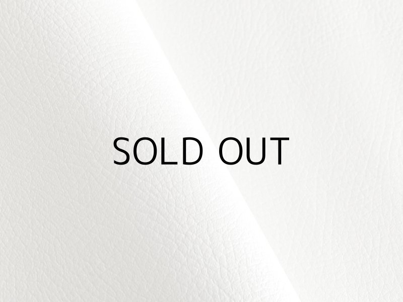 画像2: ※難あり※貼るレザー（接着シール）合皮生地【難燃 広幅 白】 135×80cm (2)