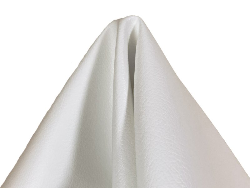 画像4: 合皮レザー生地【難燃 広幅 白】 (4)