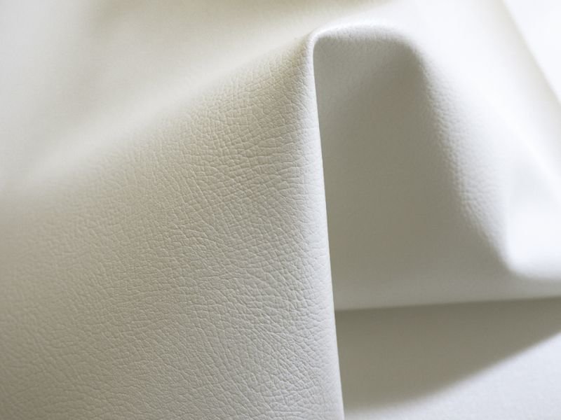 画像5: 合皮レザー生地【難燃 広幅 白】 (5)