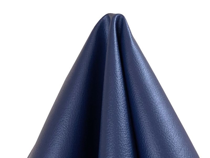 画像4: 貼るレザー（接着シール）合皮生地【難燃 広幅 紺】 (4)