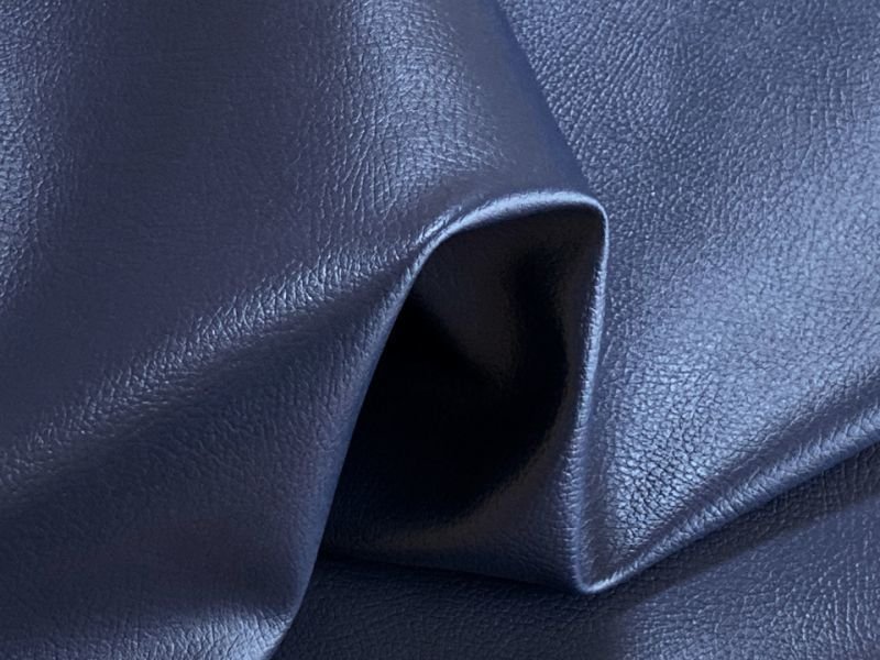 画像5: 貼るレザー（接着シール）合皮生地【難燃 広幅 紺】 (5)