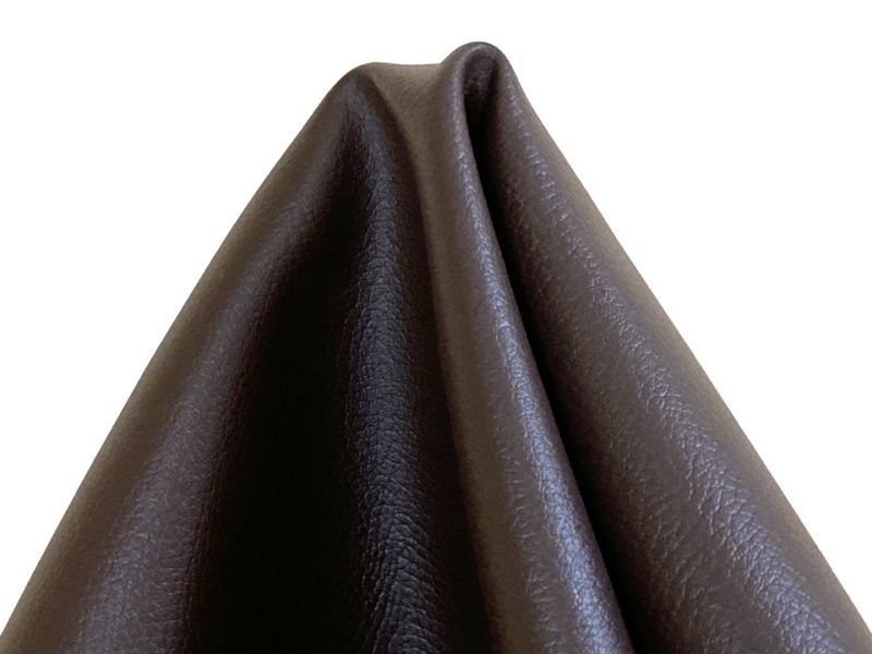 画像4: 合皮レザー生地【難燃 広幅 こげ茶】 (4)