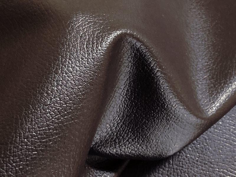 画像5: 合皮レザー生地【難燃 広幅 こげ茶】 (5)